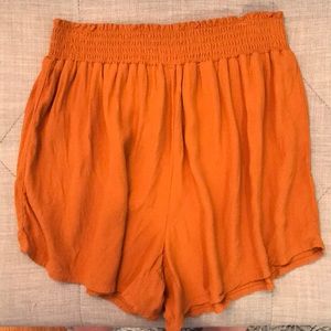 Burnt orange shorts